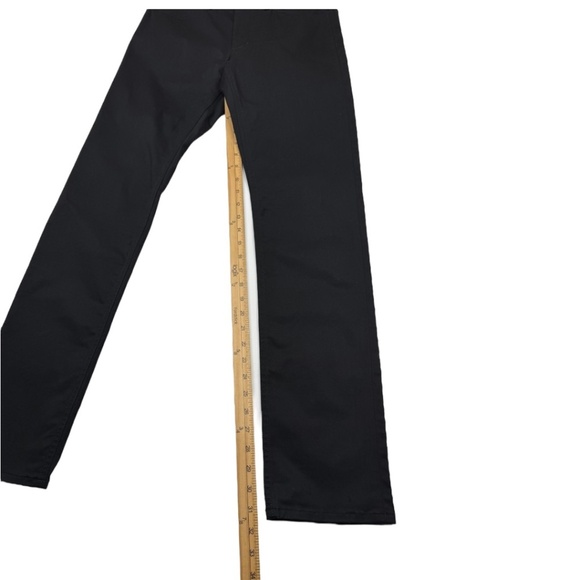 Theory Haydin Straight Slim Fit Black Pants - Picture 11 of 11